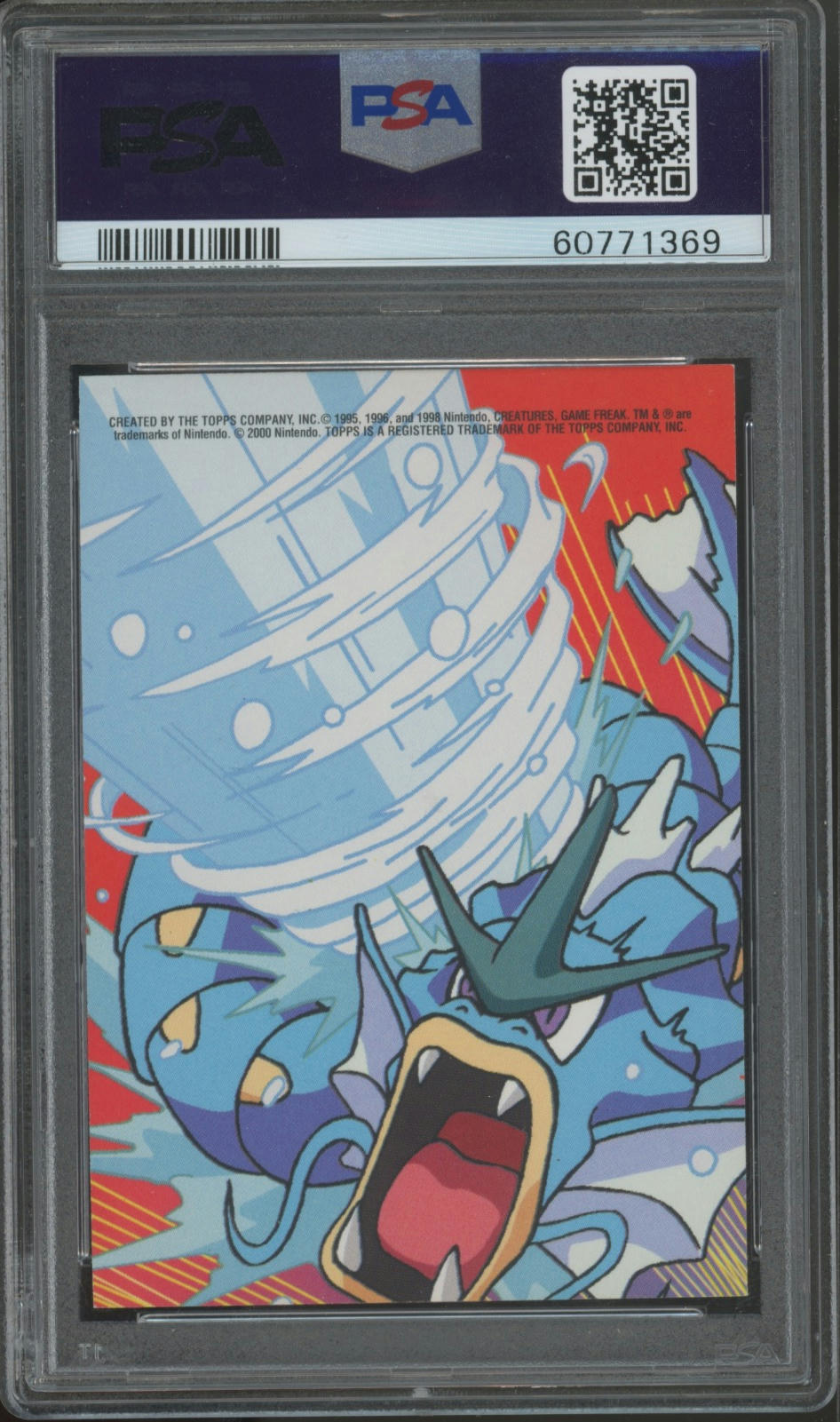 2000 Topps Pokemon Tv Animation Series 2 Stick-Ons #10 Charmander PSA 10
