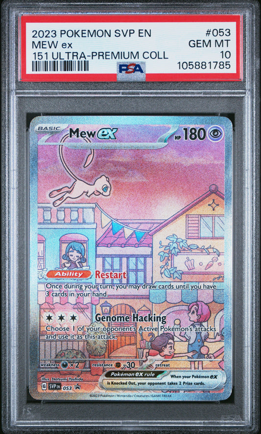 2023 Pokemon Svp En-Sv Black Star Promo #053 Mew Ex PSA 10
