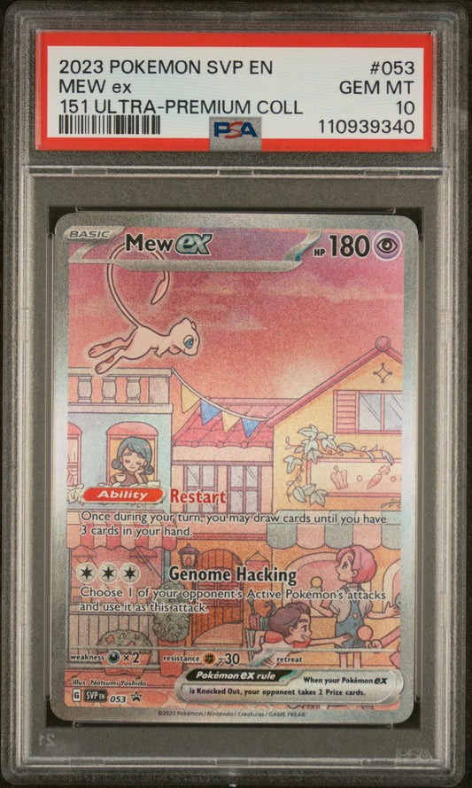2023 Pokemon Svp En-Sv Black Star Promo #053 Mew Ex PSA 10