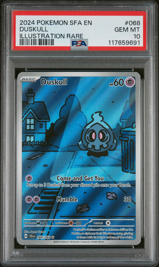 2024 Pokemon Sfa En-Shrouded Fable #068 Duskull PSA 10