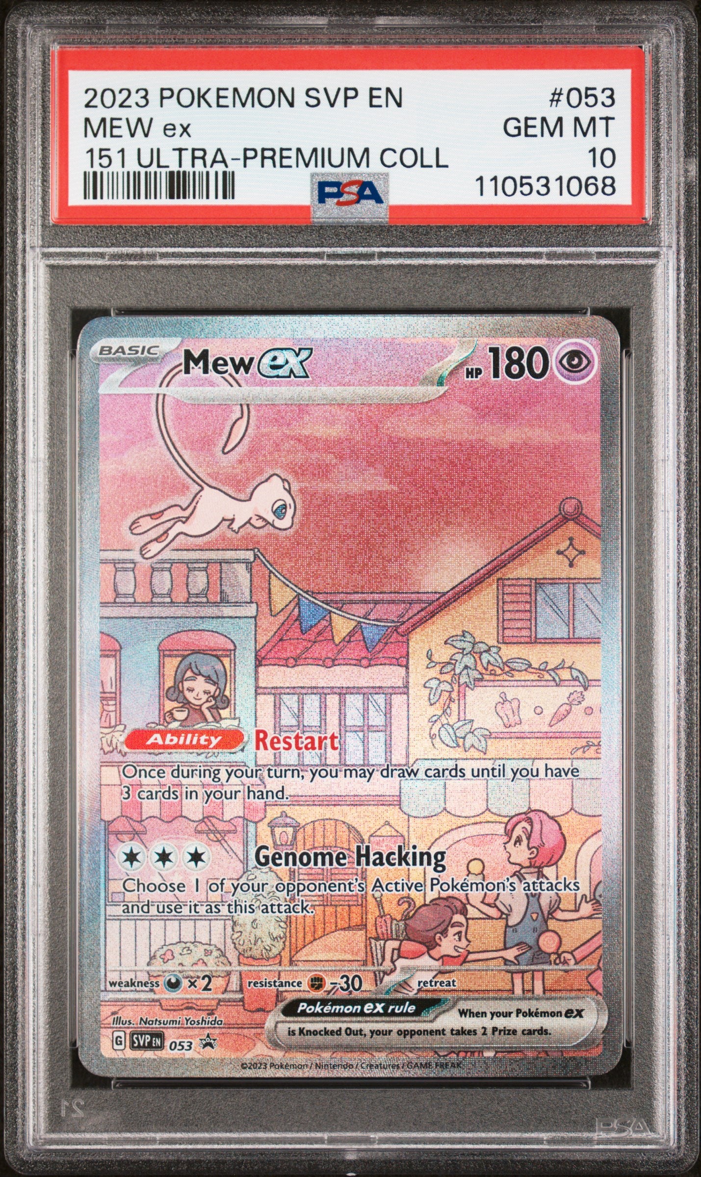 2023 Pokemon Svp En-Sv Black Star Promo #053 Mew Ex PSA 10