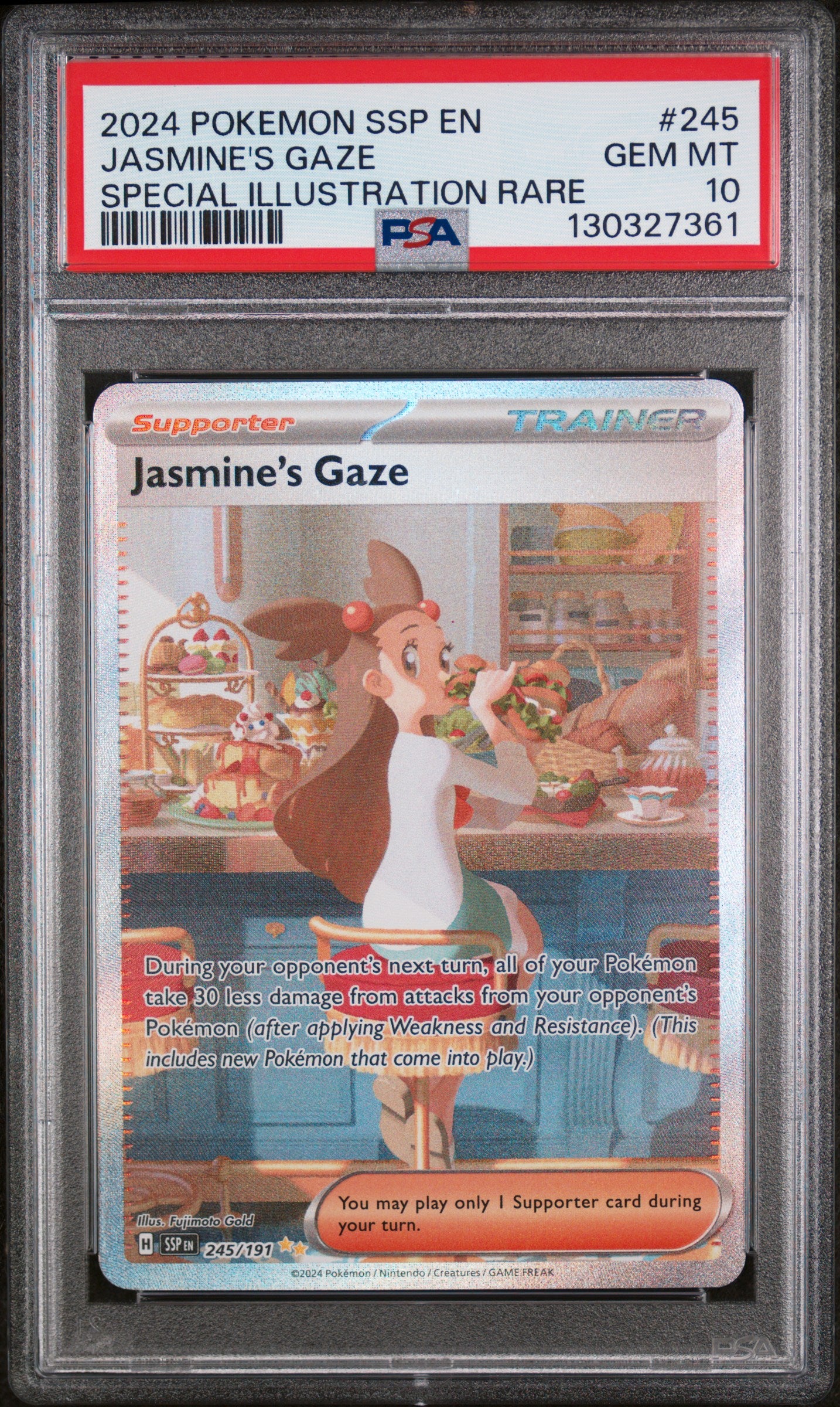 Jasmine's Gaze 245/191 Special Illustration Rare Pokemon PSA 10