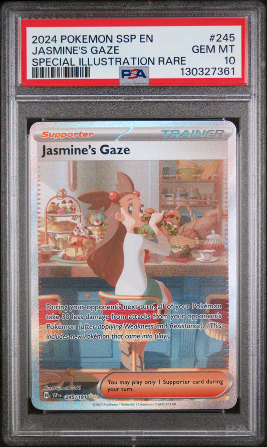 Jasmine's Gaze 245/191 Special Illustration Rare Pokemon PSA 10
