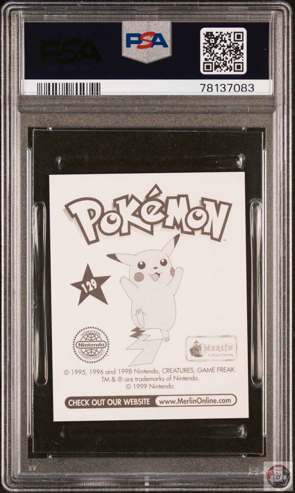 Magikarp 129 Merlin Pokemon PSA 9 Mint